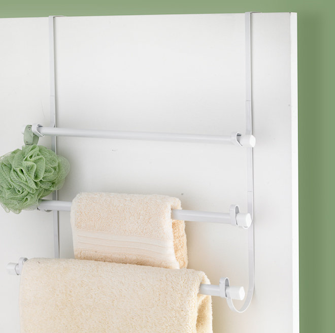 Popular Bath Products OvertheDoor Towel Rack & Reviews Wayfair
